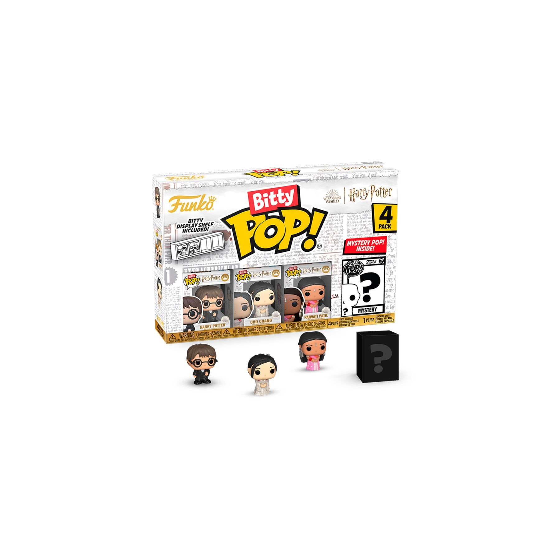 Blister 4 Figuras Bitty Pop Harry Potter Harry