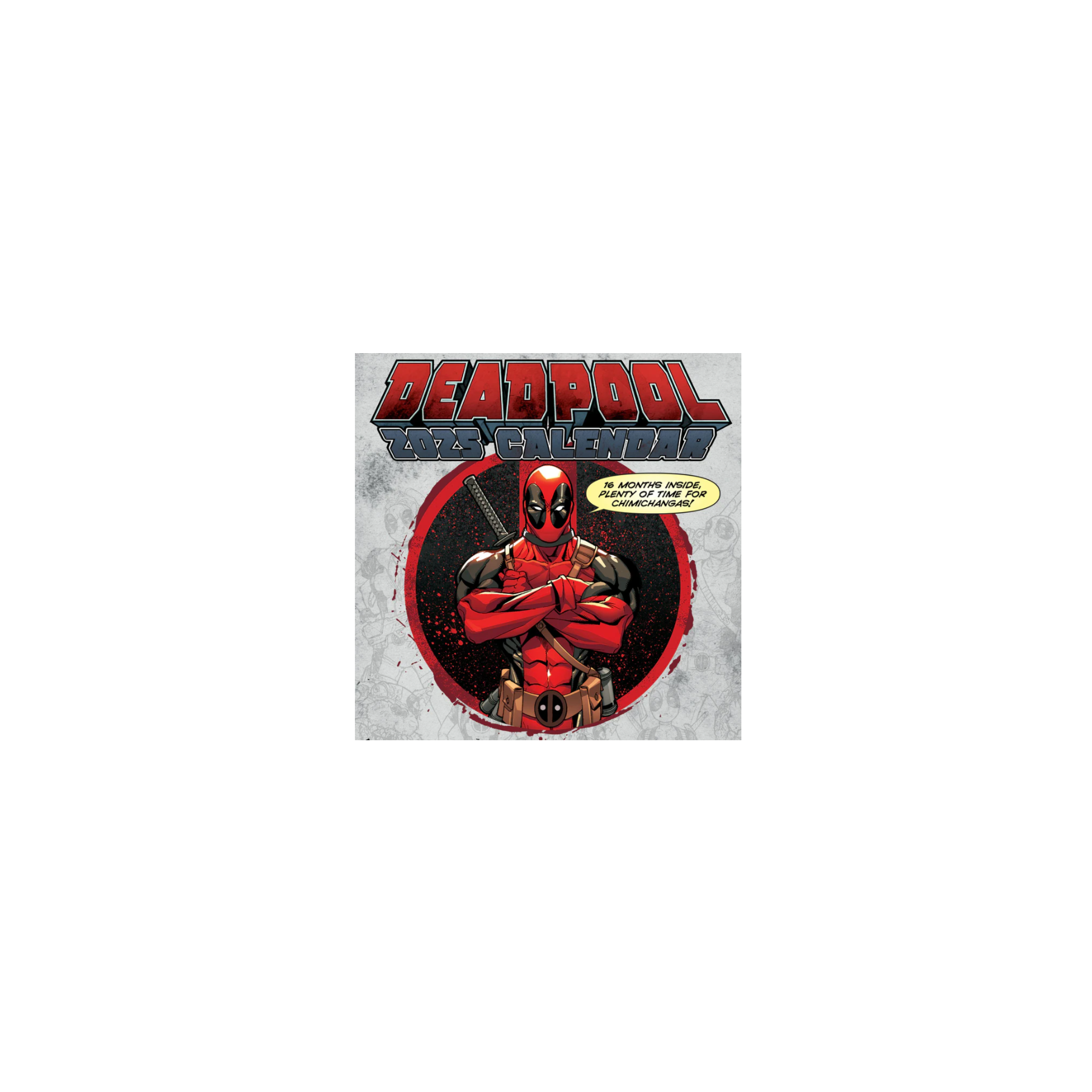 Calendario Pared Deadpool 30X30