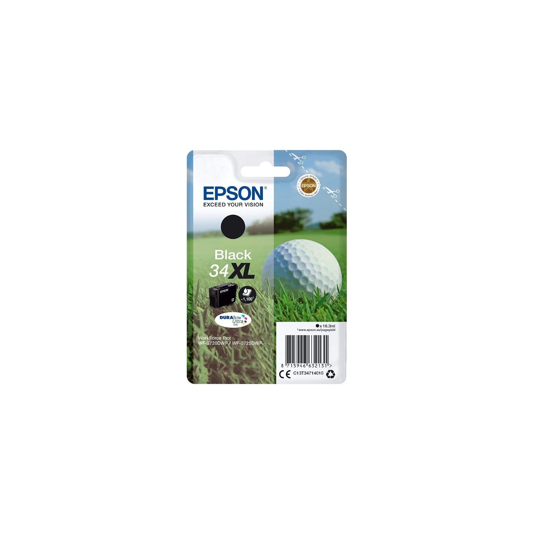 Tinta Original Epson 34Xl Negro