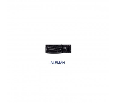 Teclado Logitech K120 Usb Negro Aleman