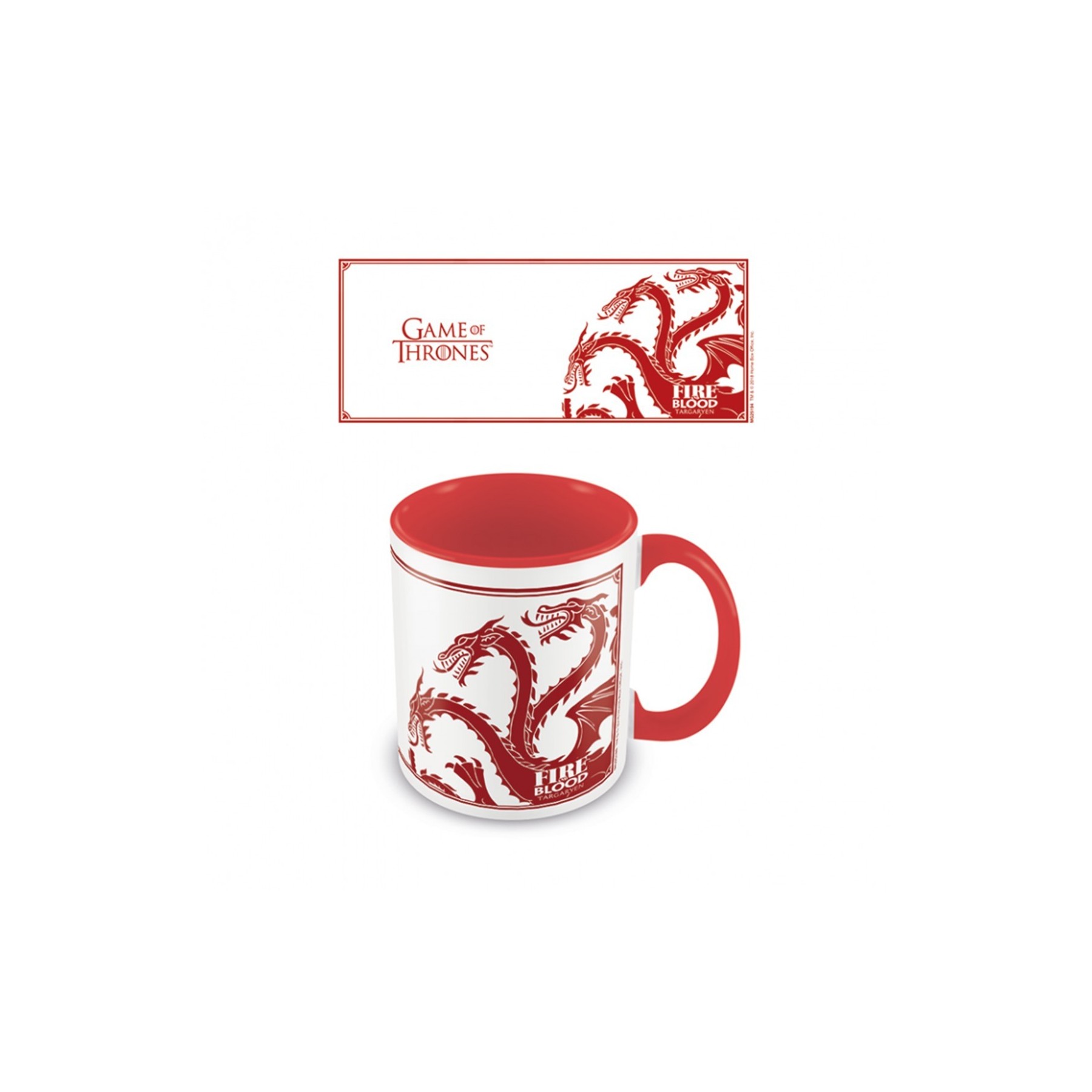 Coloured Inner Mug Targaryen (Red)