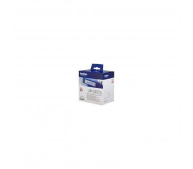 Brother Dk-22223 Papel Negro Sobre Blanco Rollo (5 Cm X 30,5