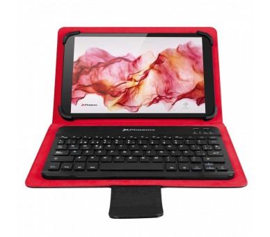 Funda Universal + Teclado Bluetooth Phoenix Phkeybtcase9-10+