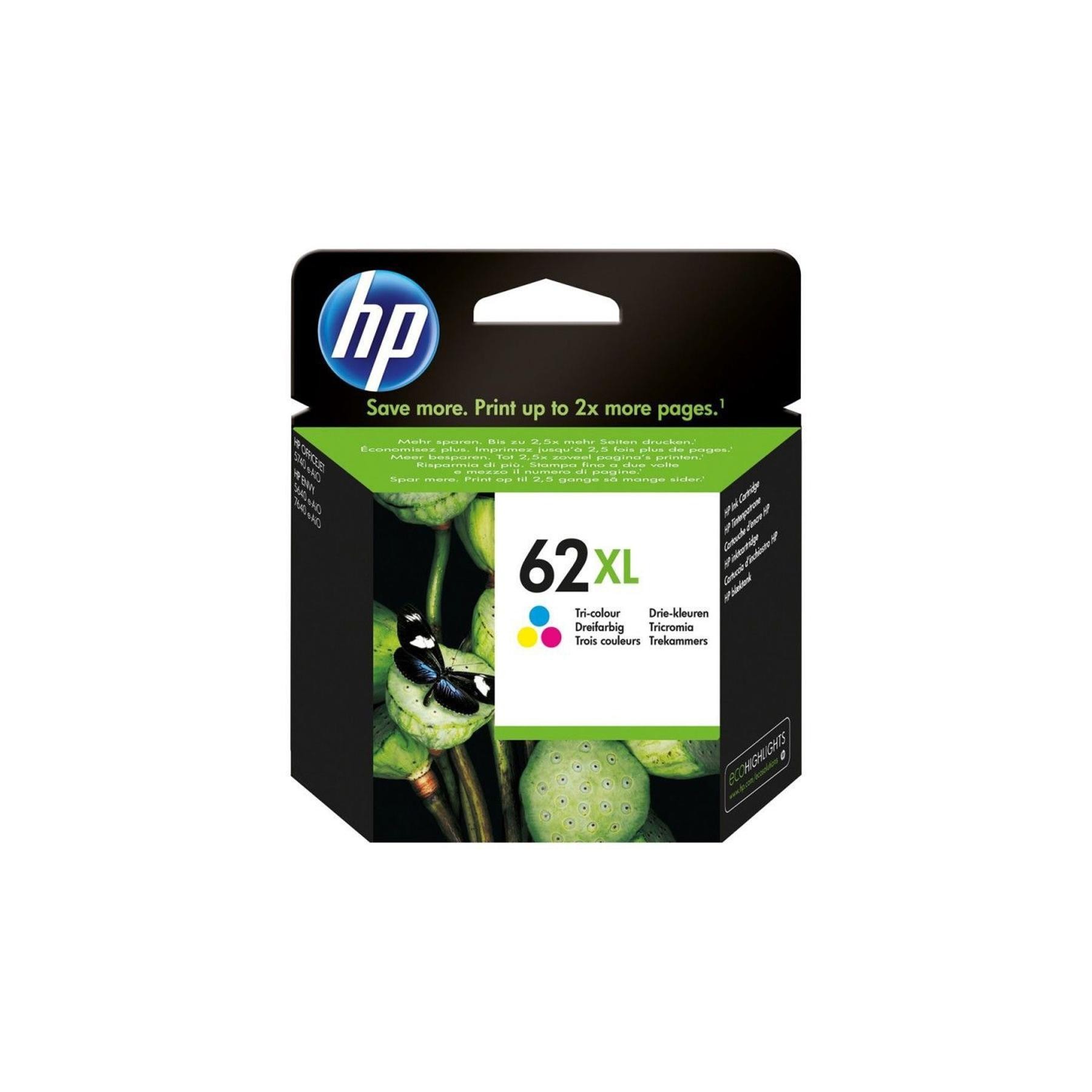 Cartucho Tinta Hp C2P07Ae N 62Xl