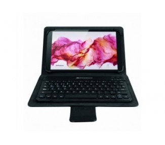 Funda Universal Negra + Teclado Bluetooth