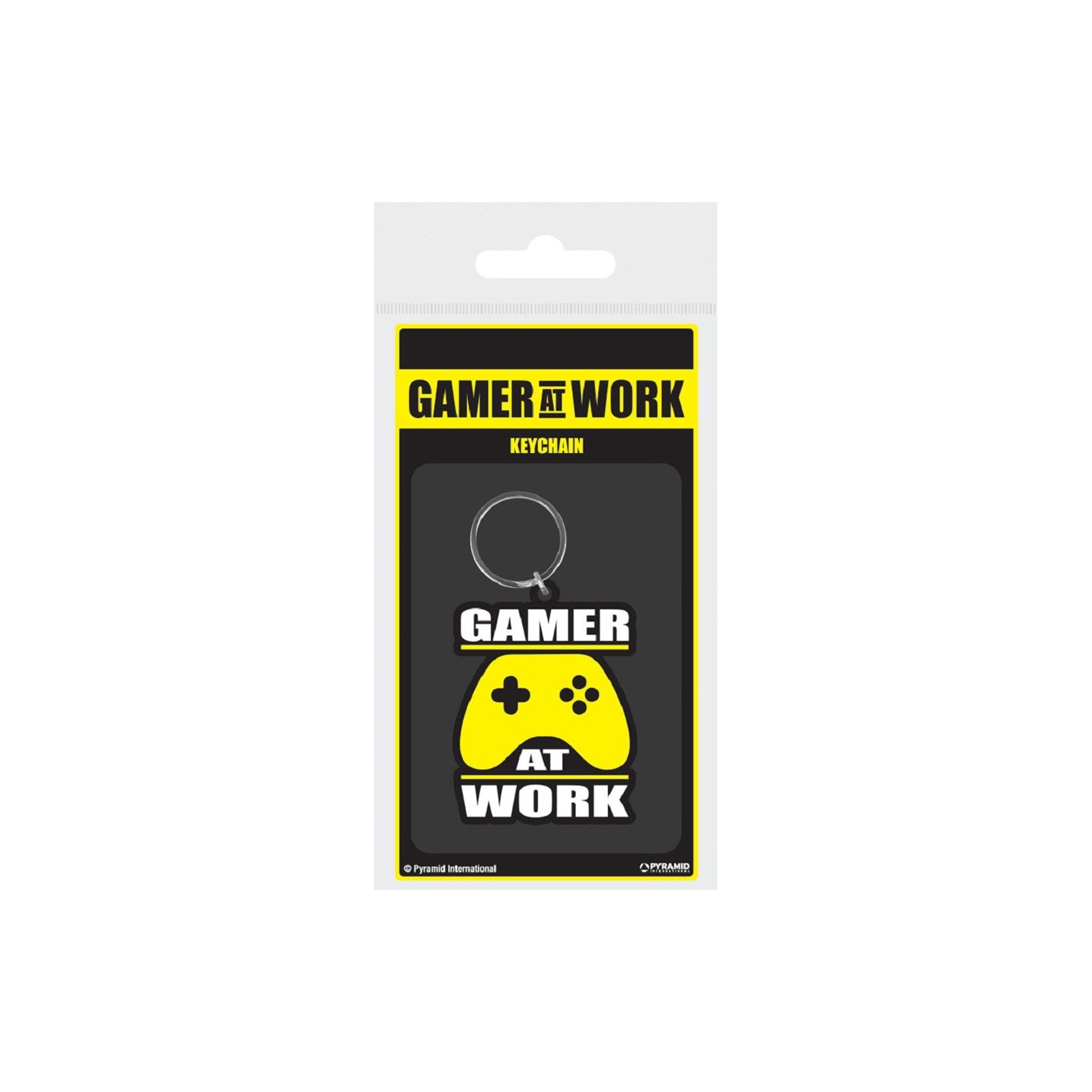 Llavero Rubber Gamer At Work Gaming