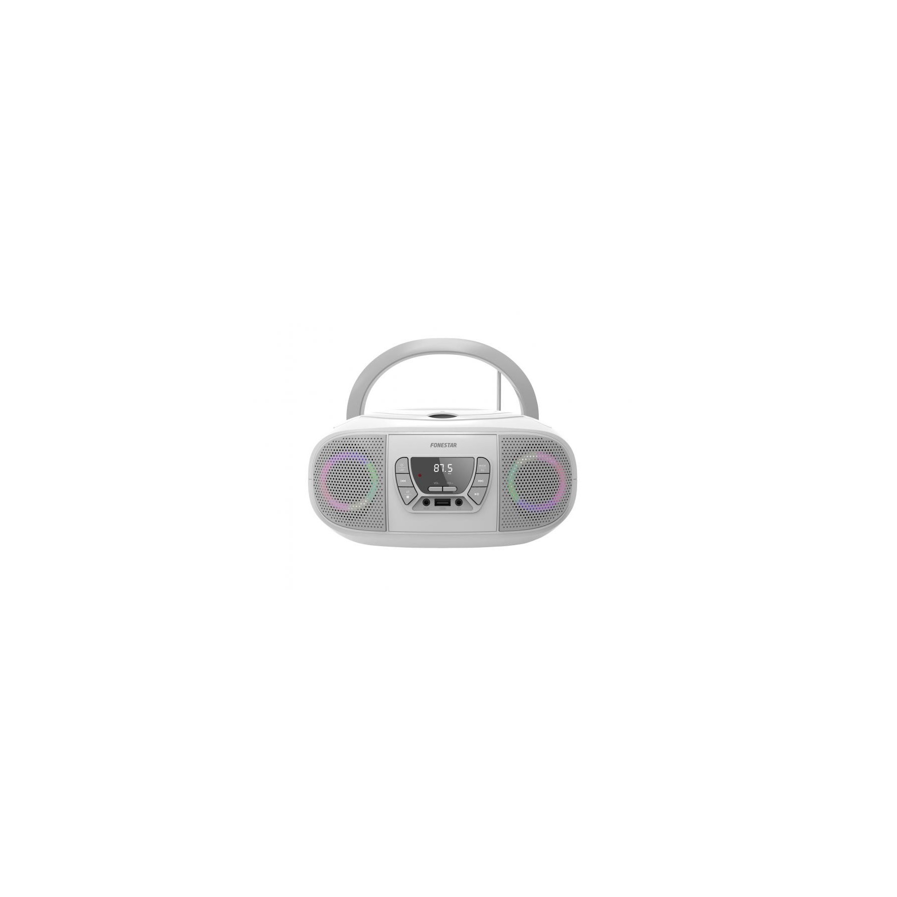 Radio Cd Fonestar Boom - Go - B Usb Blanca