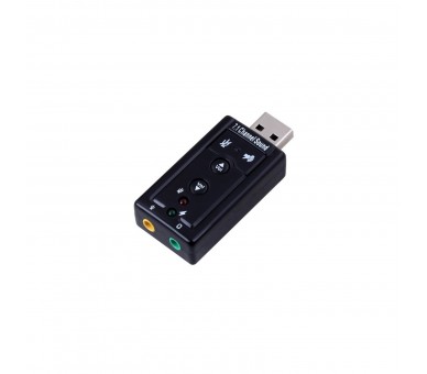 Tarjeta De Sonido Ewent Ew3762 Usb 7.1 M/H Negro