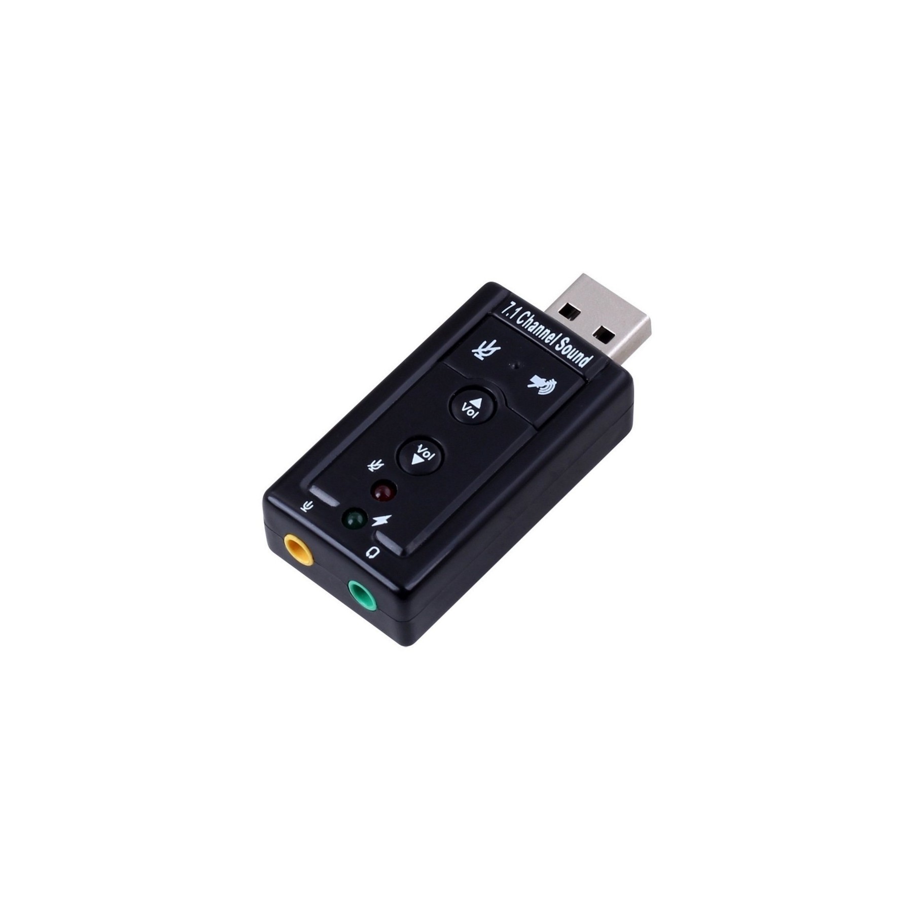 Tarjeta De Sonido Ewent Ew3762 Usb 7.1 M/H Negro