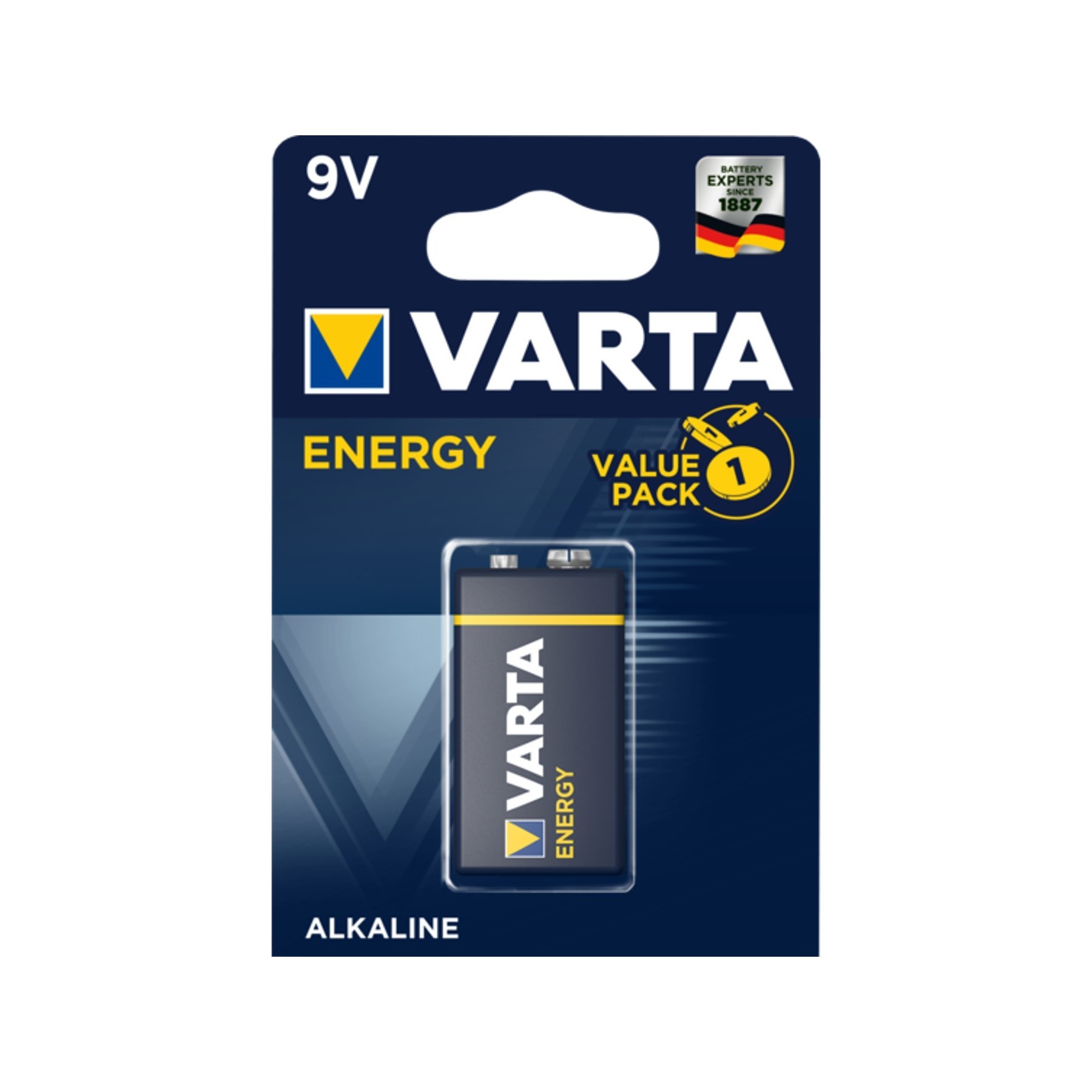 Blister Pilas Varta Alcalina Energy 6Lr61 9V