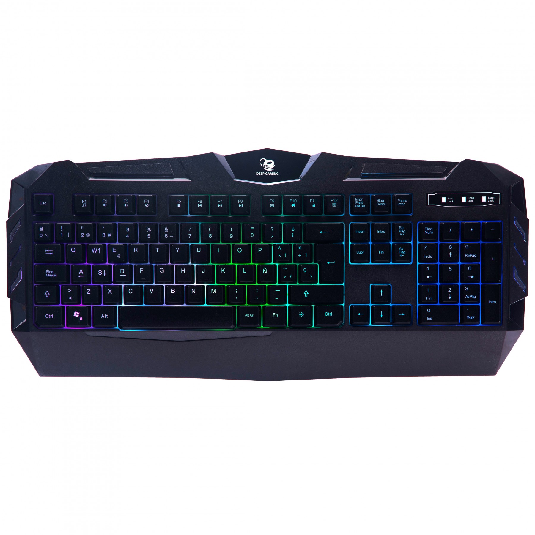 Teclado Deep Gaming Deepcolorkey Rgb Usb