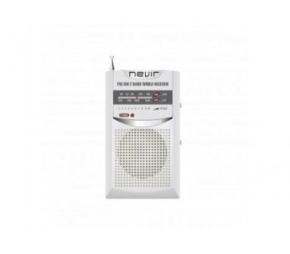 Radio Nevir Bolsillo Nvr - 136 Plata