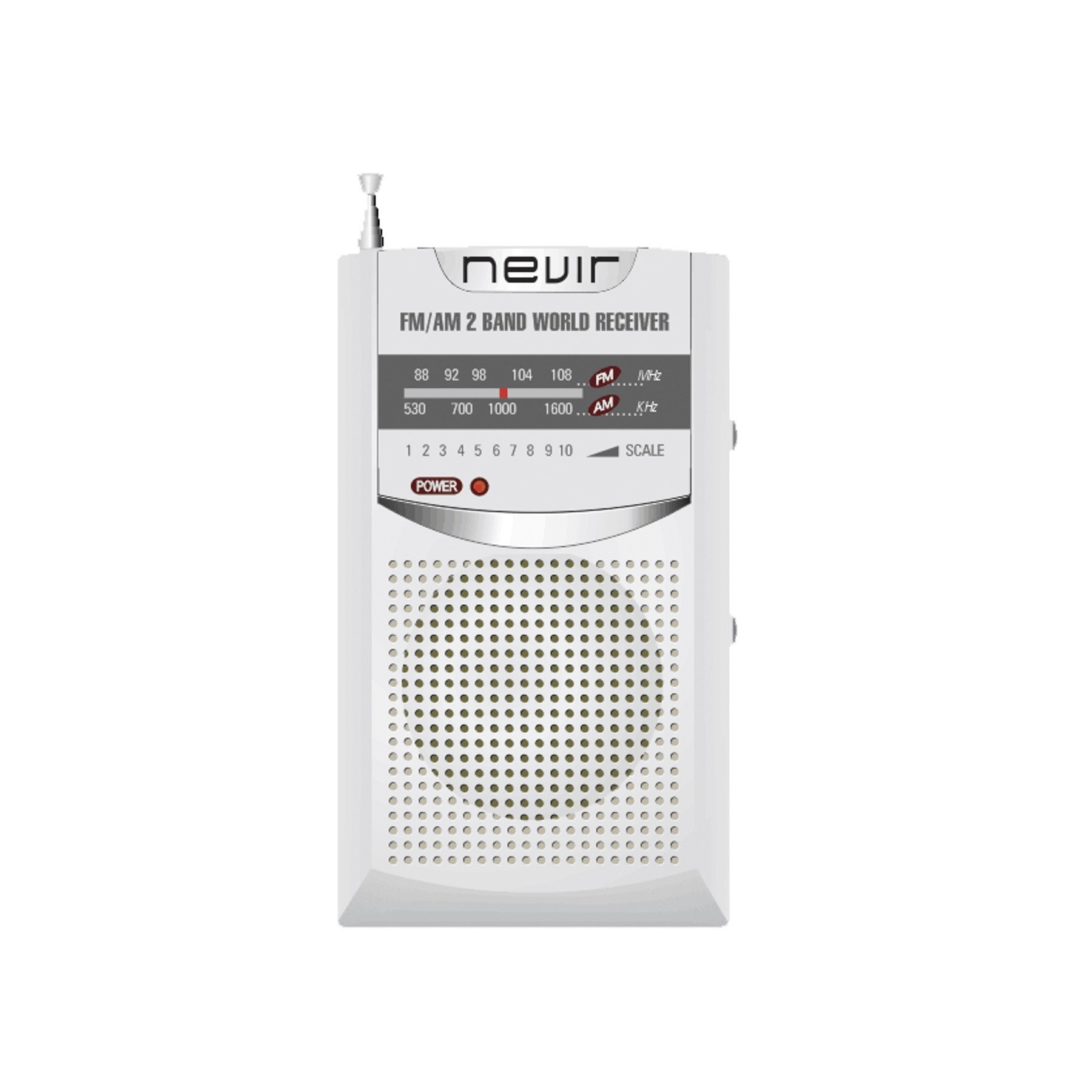 Radio Nevir Bolsillo Nvr - 136 Plata