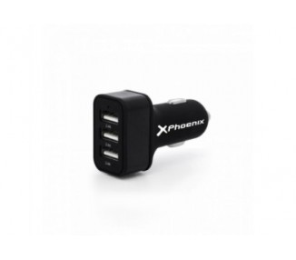 Cargador Universal Phoenix Phcarcharger3Usb Coche Mechero