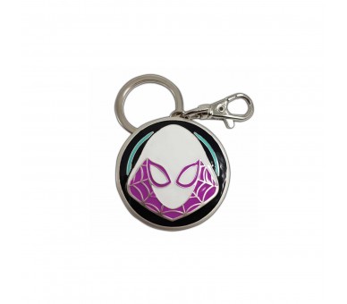 Llavero Metalico Semic Studios Logo Spider - Gwen