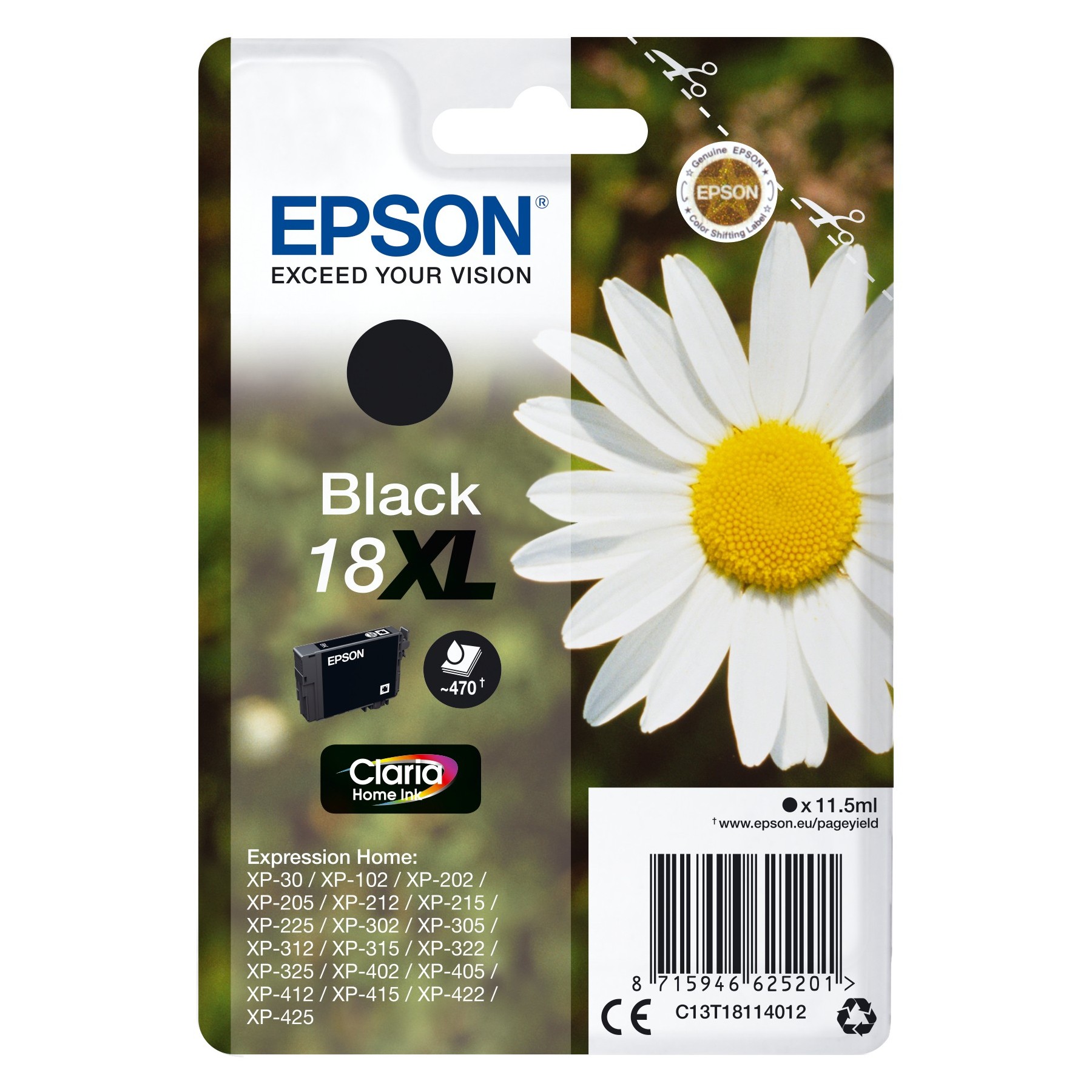 Epson Cartucho T1811Xl Negro