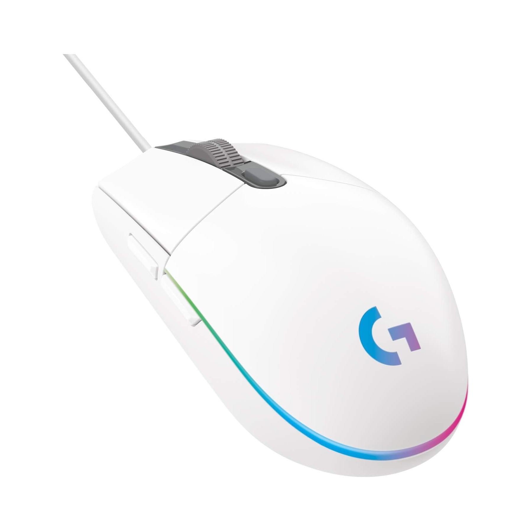 Mouse Raton Logitech G203 Lightsync Blanco