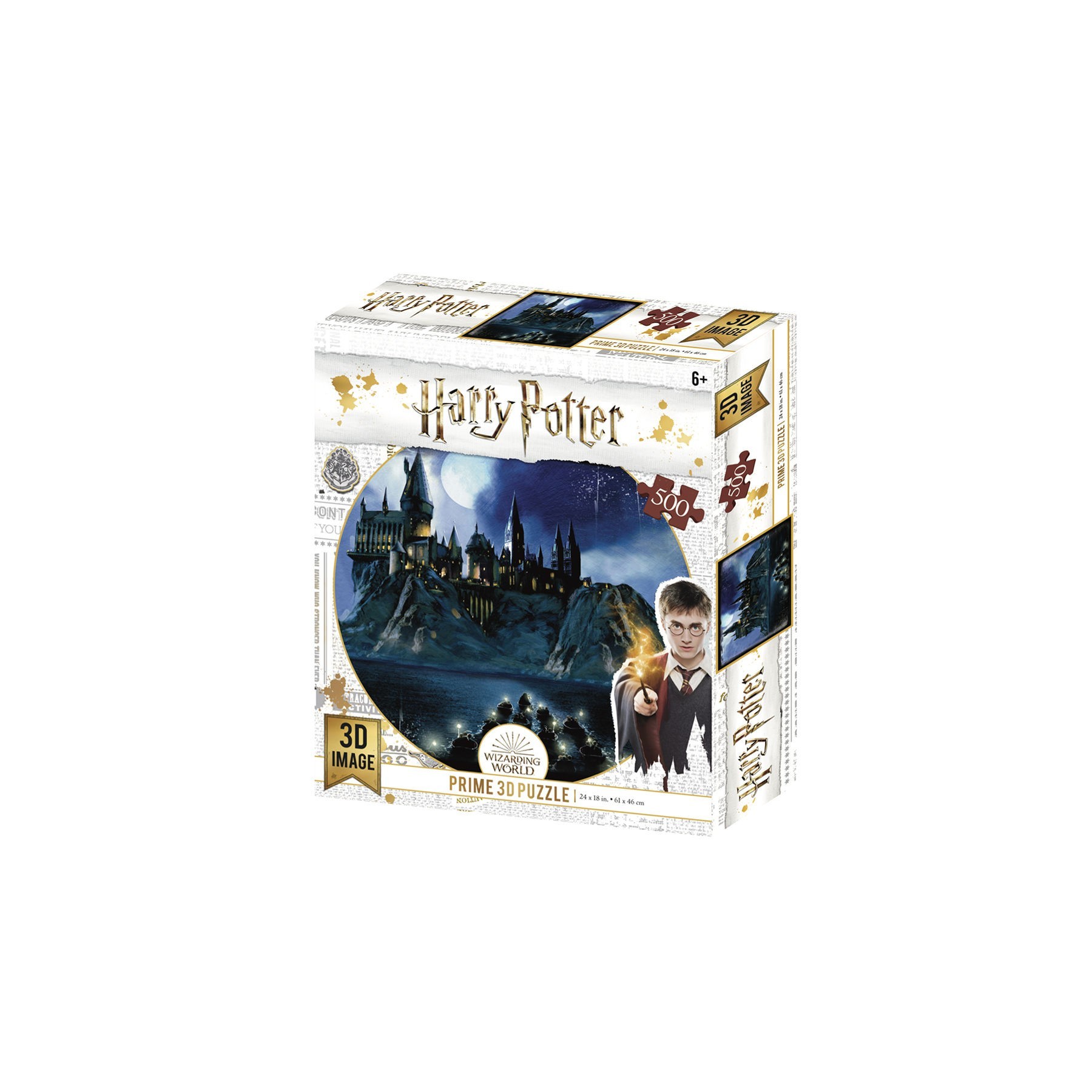 Puzzle Lenticular Harry Potter Hogwarts 500 Piezas