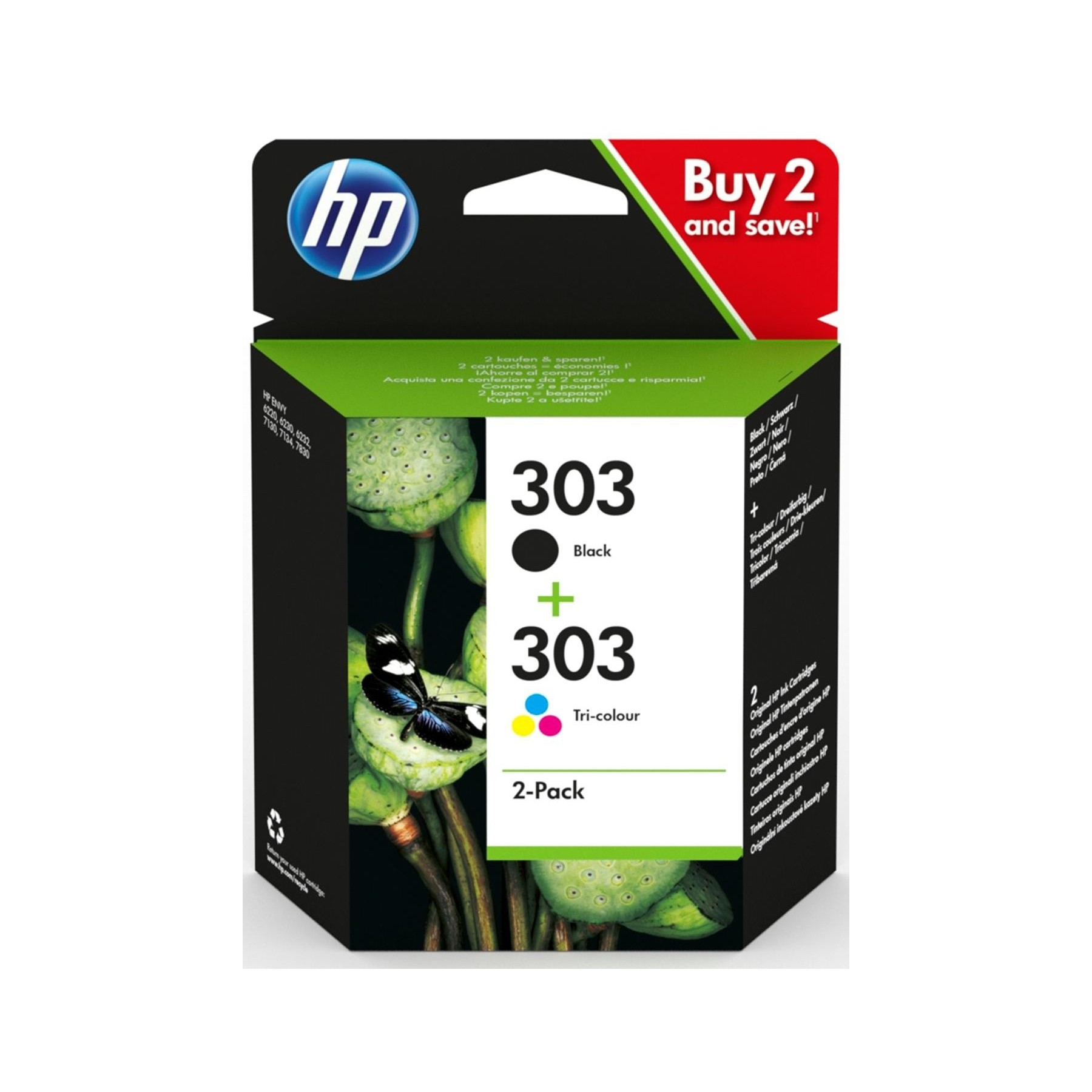 Pack Cartucho Tinta Hp 3Ym92Ae Nº