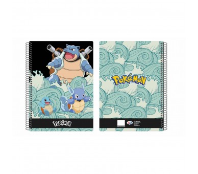 Cuaderno A4 Squirtle Evolution Pokemon