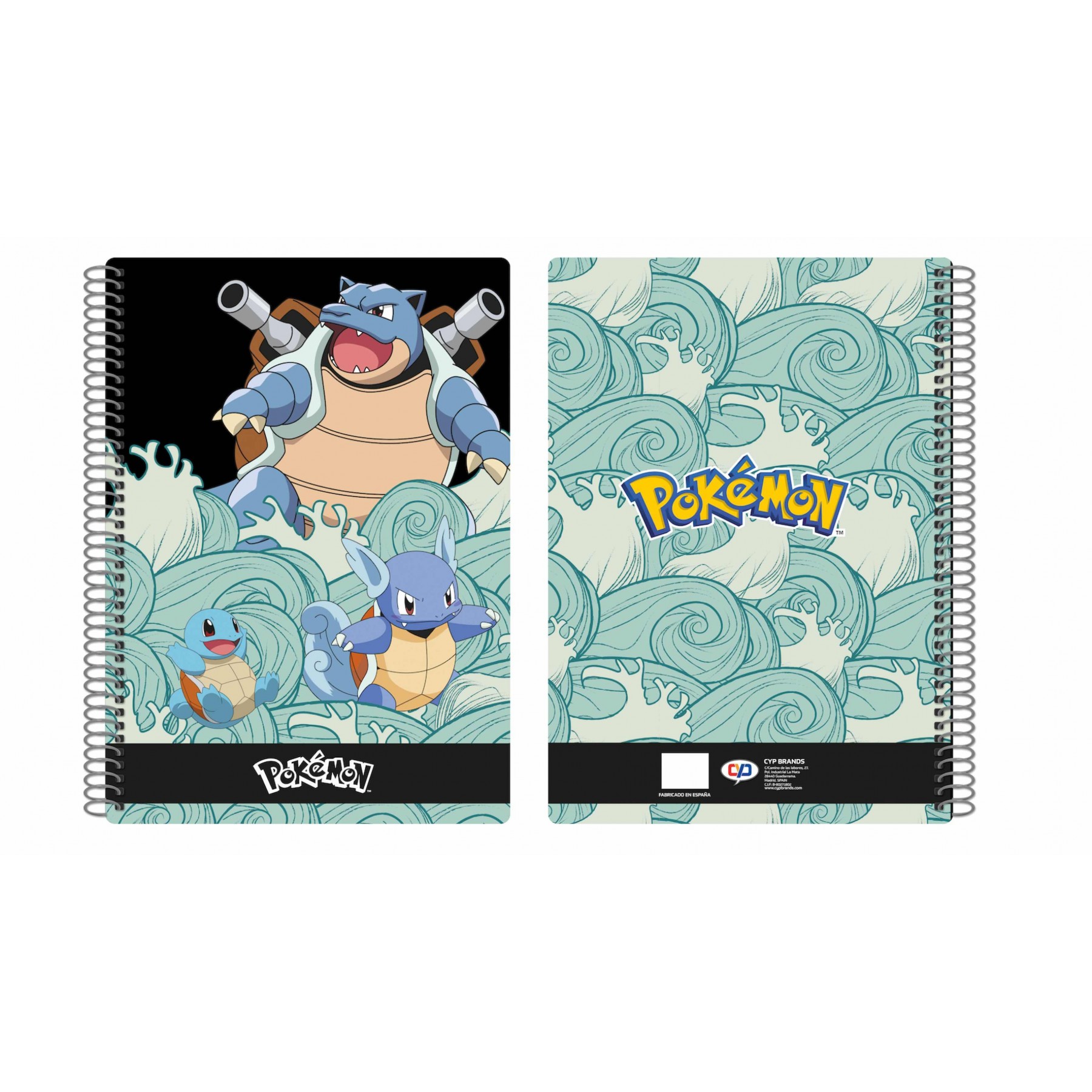 Cuaderno A4 Squirtle Evolution Pokemon