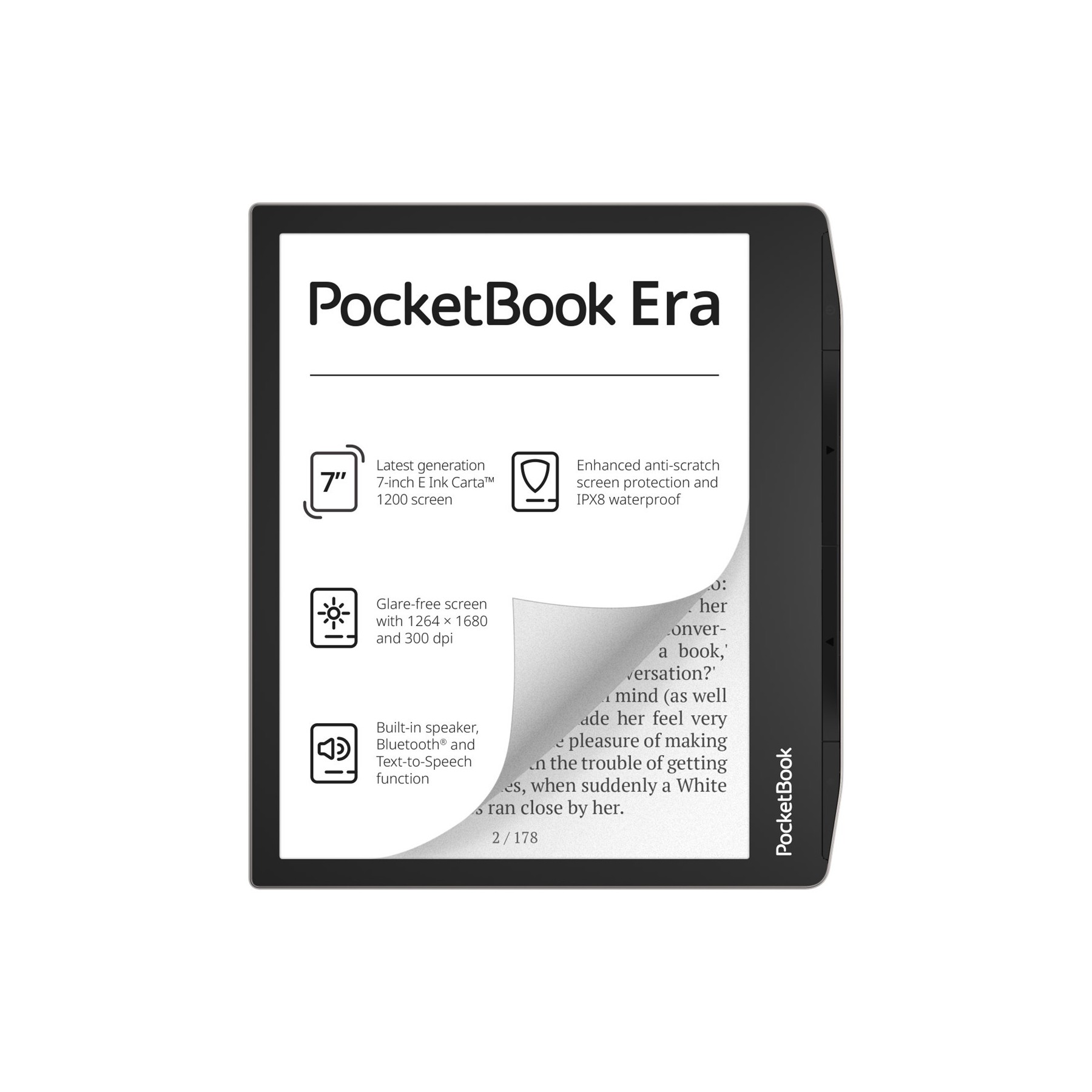 Pocketbook Pb700-U-16-Ww Era Silver /Pantalla 7''  E Ink Car