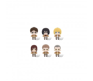 Expositor 9 Peluches Tomonui Series 1 Attack On Titan 15Cm S