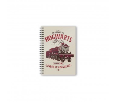 Libreta Efecto 3D Hogwarts Express Harry Potter