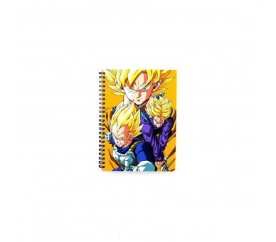 Libreta 3D Dragon Ball Z Saiyans