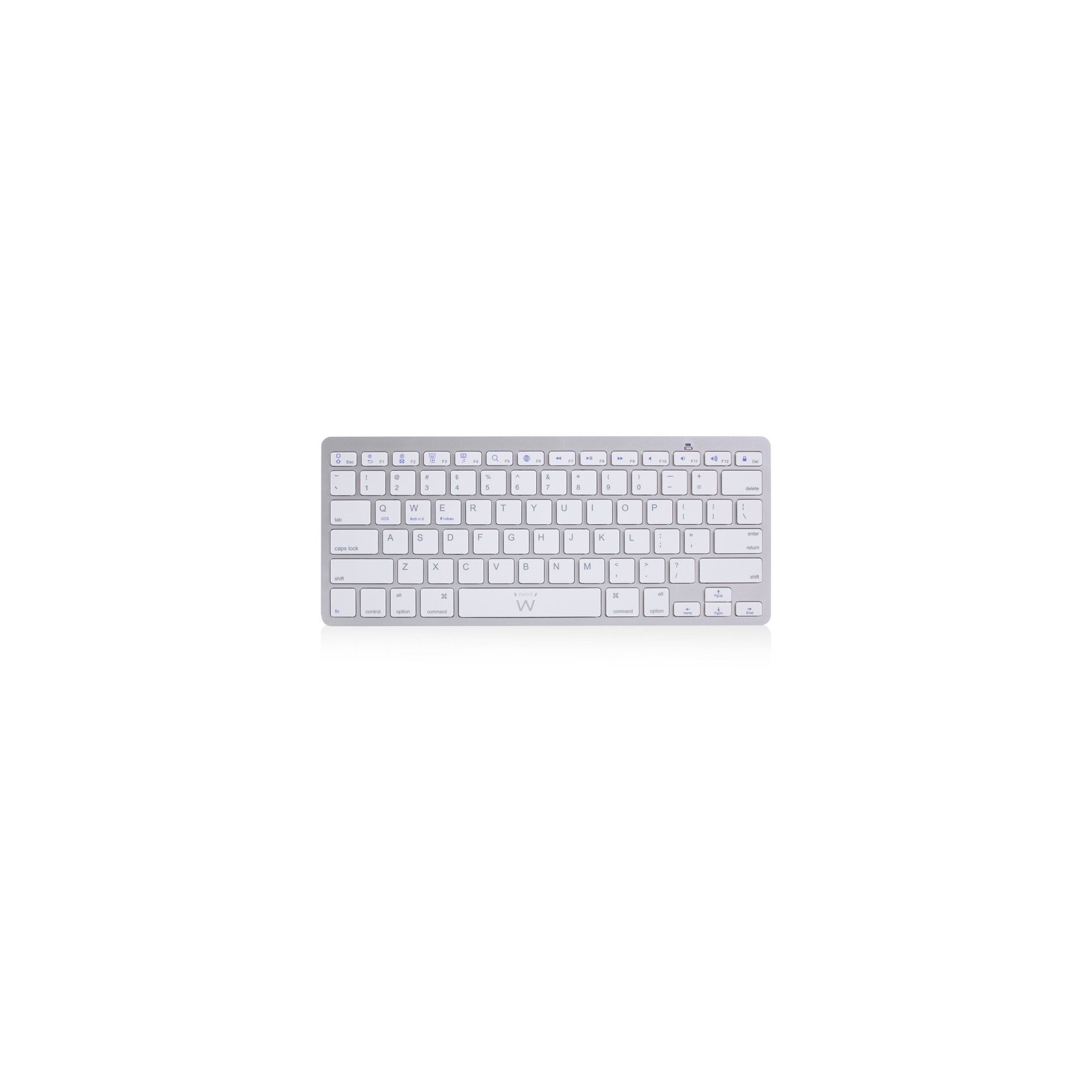 Ewent Teclado Bluetooth Ios/Android/Win Slim Plata