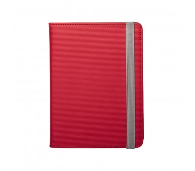 Funda Universal Silver Ht Para Ebook Wave 6Pulgadas Roja