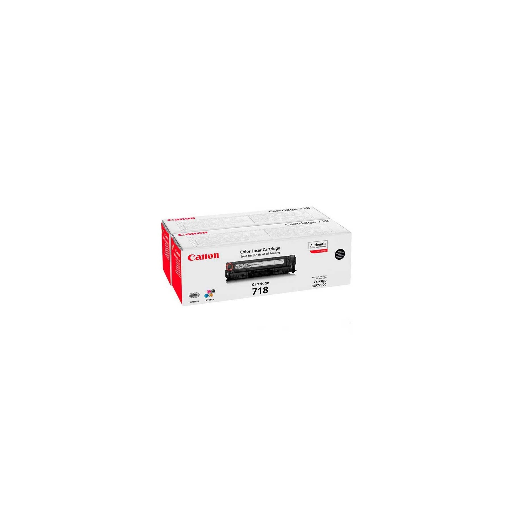 Toner Canon 718 - K2 Negro Mf8330 Pack 2Und