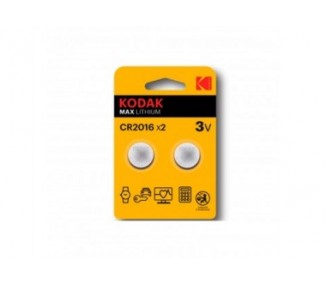 Blister Pilas Kodak Boton Litio Ultra Cr 2016 Blister 2 Pila