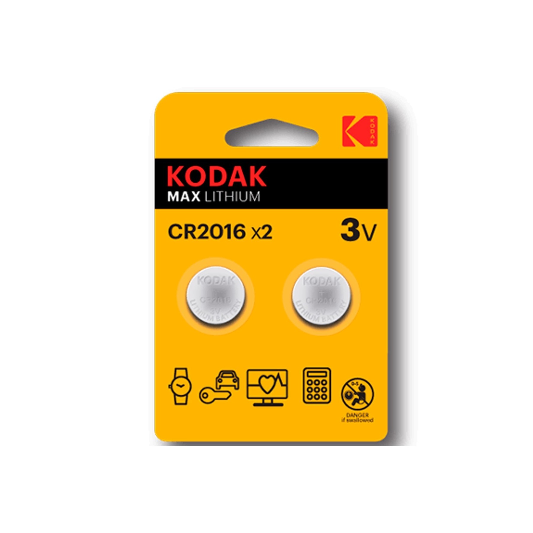 Blister Pilas Kodak Boton Litio Ultra Cr 2016 Blister 2 Pila