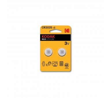 Blister Pilas Kodak Boton Litio Ultra Cr 2025 -  Pack Bliste