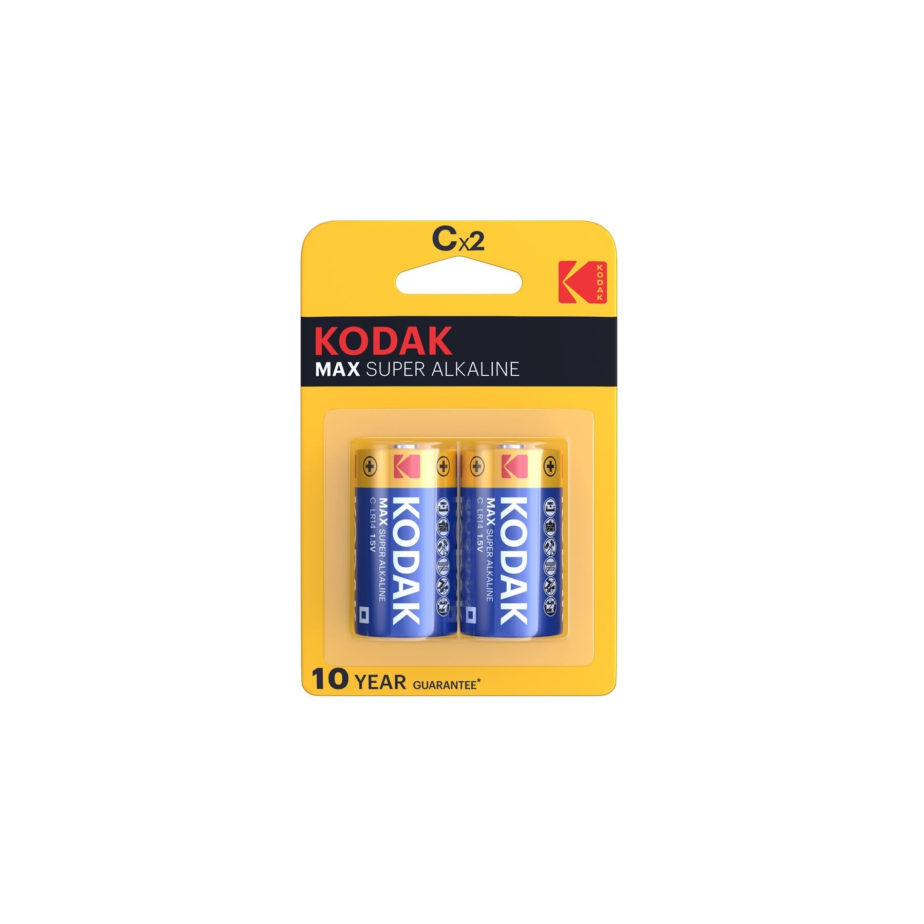 Blister Pilas Kodak Alcalina Max C Lr14 1.5V -   Blister 2 P