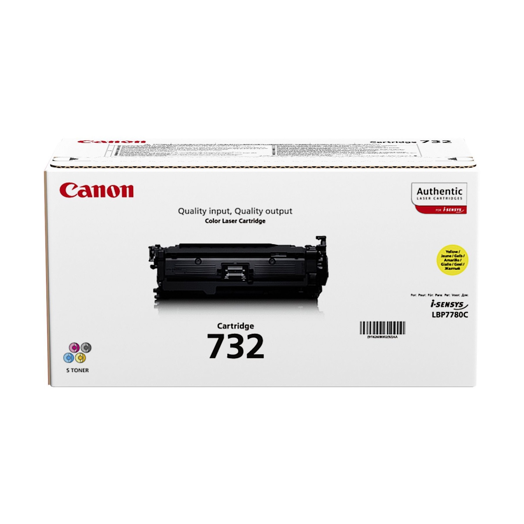 Toner Canon 732 Amarillo 6262B002 Lbp7780Cx