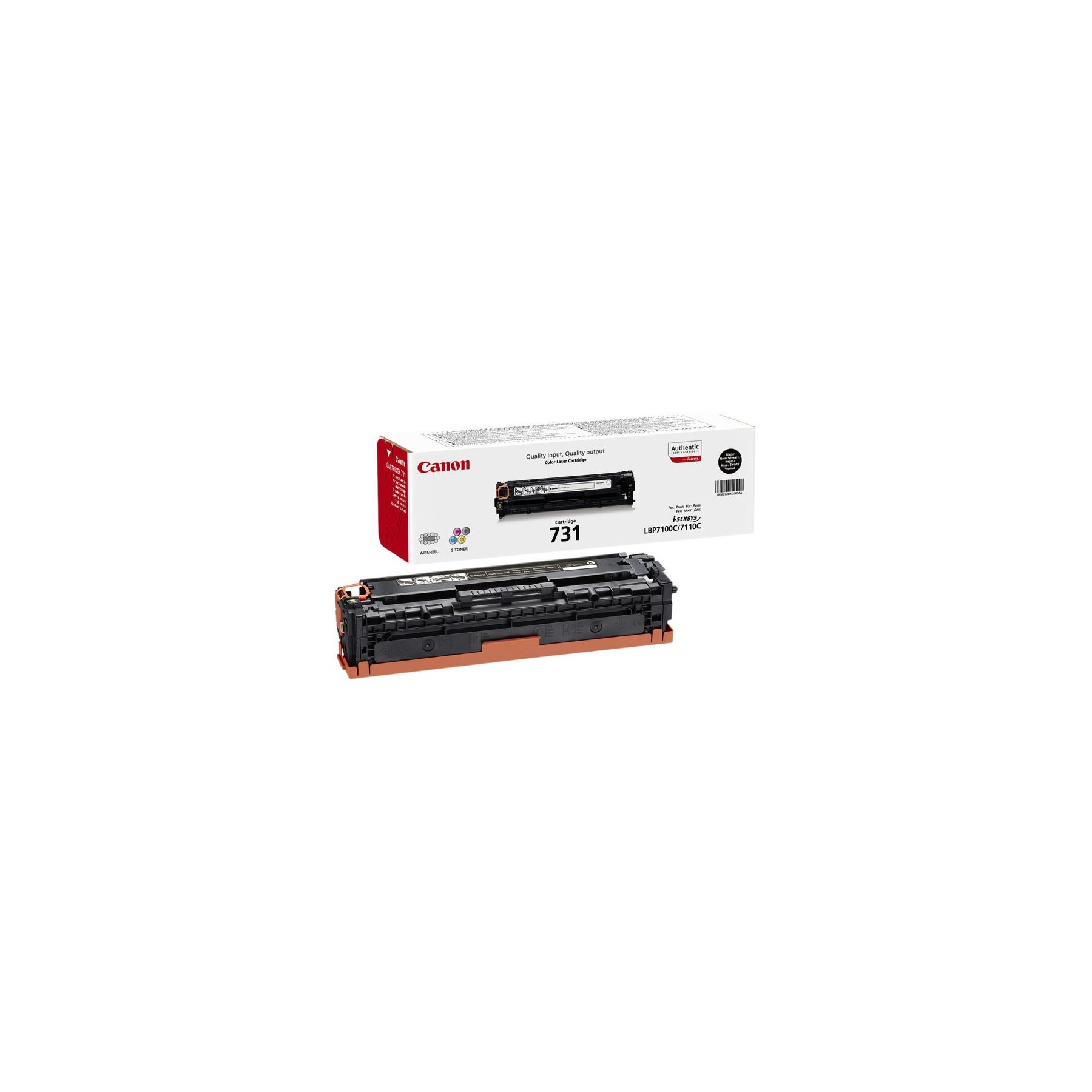 Toner Canon 731 Negro  6272B002 Lbp 7100Cn - Lbp7110Cw - Mf8