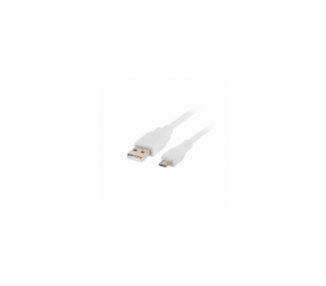 Cable Usb Lanberg 2.0 Macho - Micro Usb Macho 1M Blanco