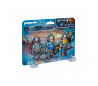 Playmobil Set De 3 Caballeros De Novelmore