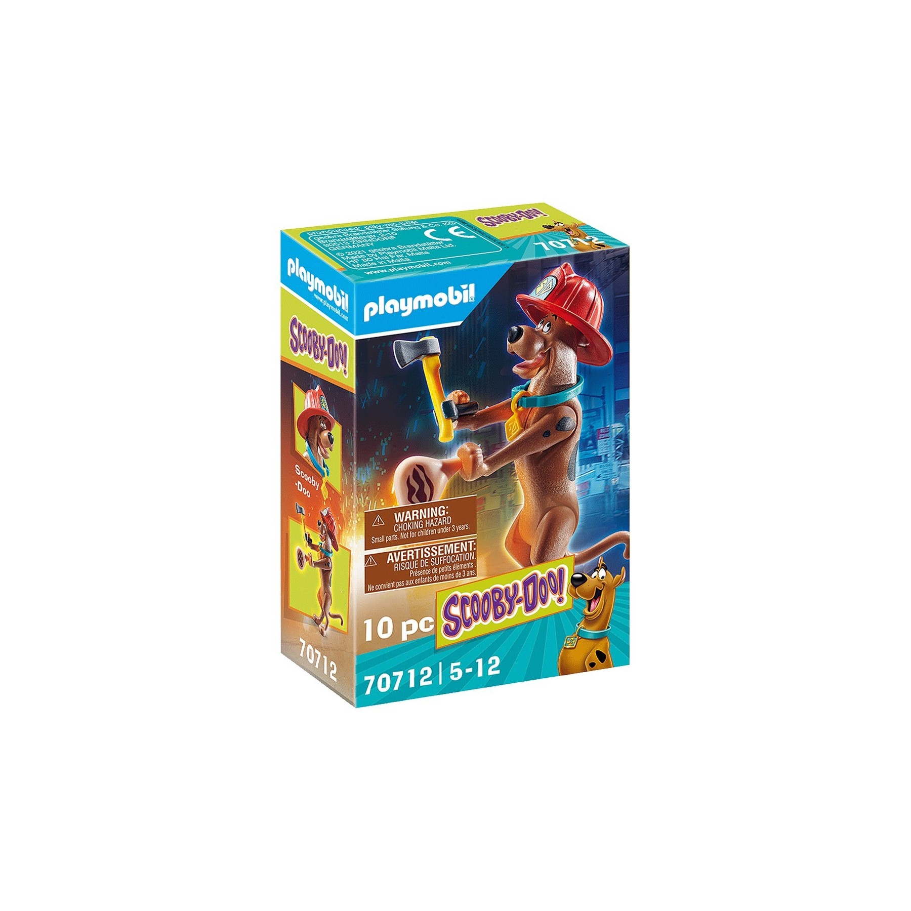 Playmobil Scooby - Doo! Figura Coleccionable Bombero