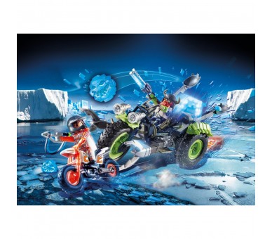 Playmobil Espias Rebeldes Del Artico Triciclo De Hielo