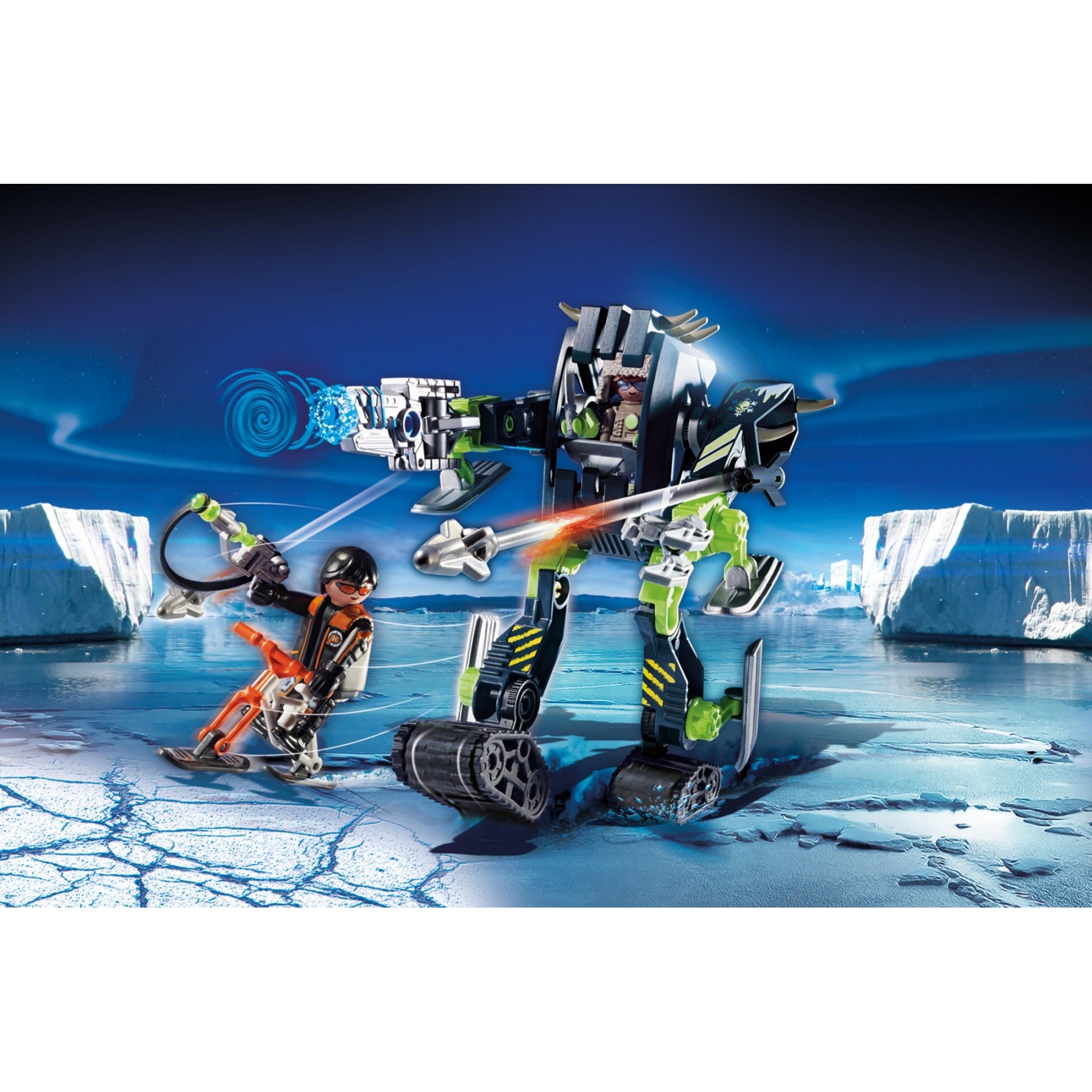 Playmobil Espias Rebeldes Del Artico Robot De Hielo