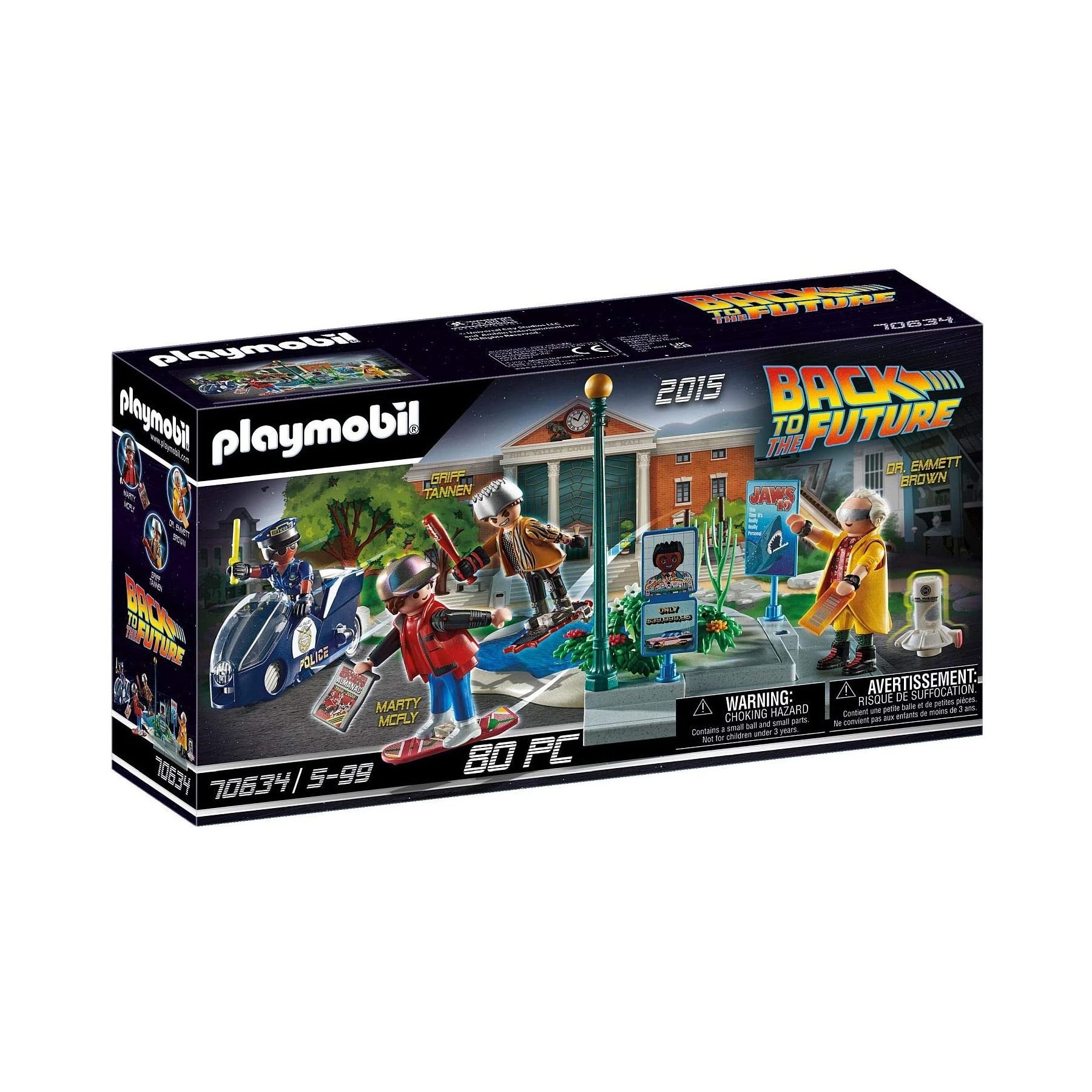 Playmobil Regreso Al Futuro Persecucion En Monopatin