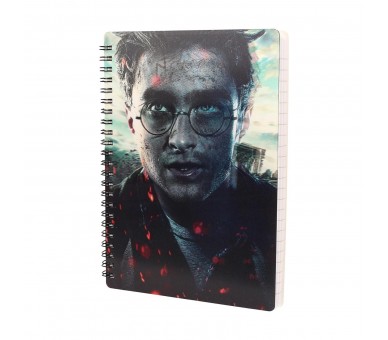 Libreta Efecto 3D Sd Toys Harry Potter Cara Harry Potter