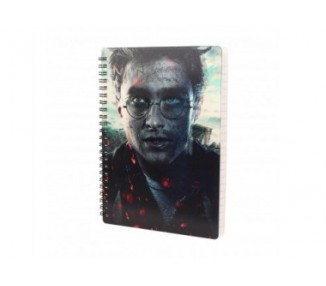 Libreta Efecto 3D Sd Toys Harry Potter Cara Harry Potter