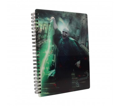 Libreta Efecto 3D Sd Toys Harry Potter Poster Voldemort