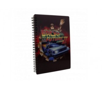 Libreta Efecto 3D Poster Bttf 2 Regreso Al Futuro