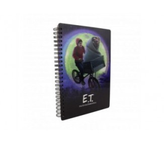 Libreta Efecto 3D Bici Elliot E.T.