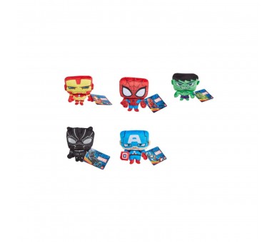 Surtido Peluches Mattel Marvel 20 Cm 16 Unidades